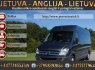 Kasdien LIETUVA - ANGLIJA keleiviai, siuntos