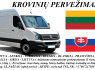 KROVINIŲ GABENIMAS į Slovakiją, iš Slovakijos (2)