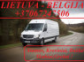 Belgija - Lietuva - Belgija Siuntos