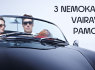3 nemokamos vairavimo pamokos