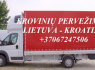 Tarptautiniai perkraustymai Lietuva - KROATIJA - Lietuva. LT - HR - LT