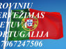 Perkraustymo paslaugos PORTUGALIJA - Lietuva - PORTUGALIJA