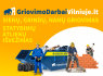 Griovimo darbai Vilniuje. Statybinių atliekų išvežimas