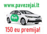 150 eu premija tapus Bolt pavezeju Kaune, Vilniuje