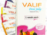 Valif oral gel - gelis erekcijai, vardenafil 20mg