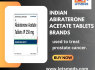 Buy Indian Abiraterone 250mg Tablets Price Manila Philippines