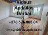 Apdailos darbai, Glaistymas, Dažymas (3)