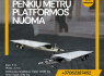 PLATFORMA PENKIŲ METRŲ Reikalinga BE CE kategorija PLATFORMOS MATMENYS IR SVORIS