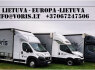 Reikia greitai pervežti krovinį iš Italijos į Lietuvą