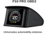 Automobilių sistemos skaitmeninis matuoklis P10 - PRO OBD2 (2)
