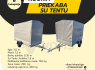 Priekabos B kategorija 300 150 180 460 kg, tentinė NUOMA
