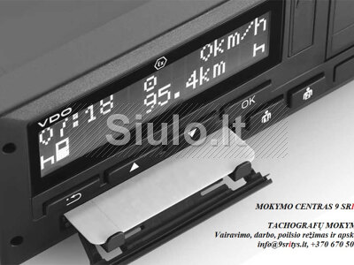 KURSAI VAIRUOTOJAMS - VAIRAVIMO IR POILSIO REŽIMAS