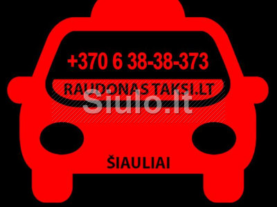 Raudonas Taksi Šiauliuose