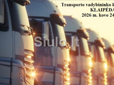 KLAIPĖDOJE TRANSPORTO VADYBININKO KURSAI