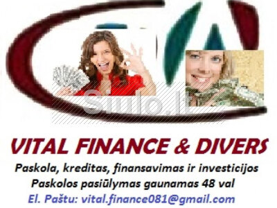 Kreditas nuo 1000 su finansavimu per 24 valandas