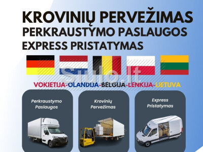 Krovinių pervežimas Lietuva Belgija Olandija Vokietija