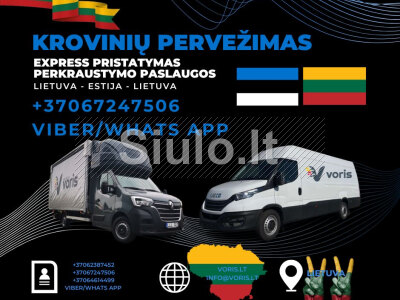 ESTIJA LIETUVA Krovinių pervežimas