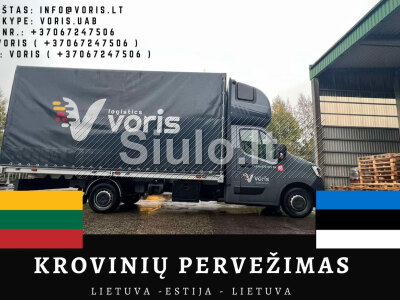 ESTIJA LIETUVA Baldų transportavimas