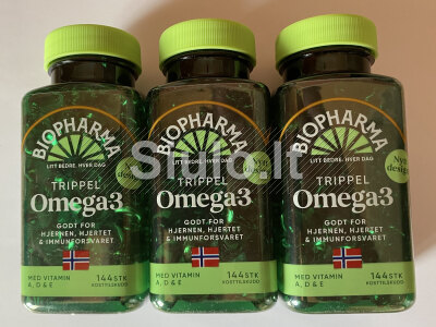 Žuvų taukai iš Norvegijos 144 kapsl