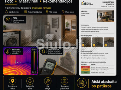 Grindinio šildymo, san. mazų pratekėjimų paieška