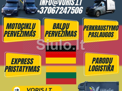 Krovinių pervežimas iš į Vokietiją