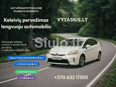 Pasazhyrski perevezennya legkovym avtomobilem 24 - 7